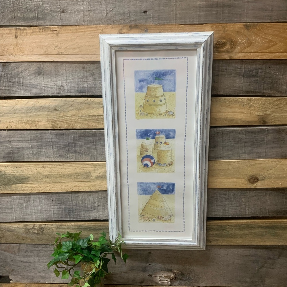 Nautical Sand Castle Wall Picture
